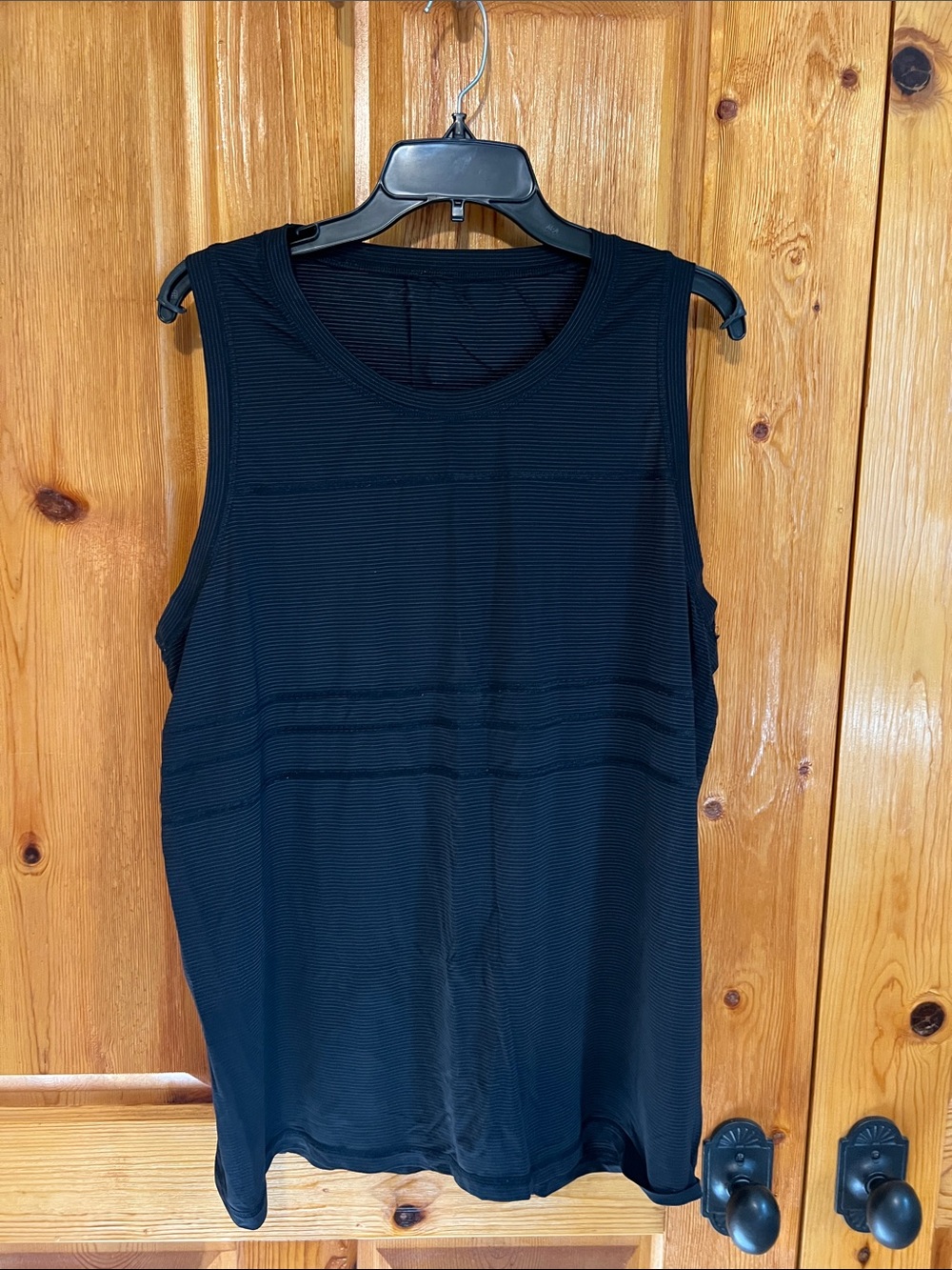 lululemon athletica Black Ribbed Training Tank